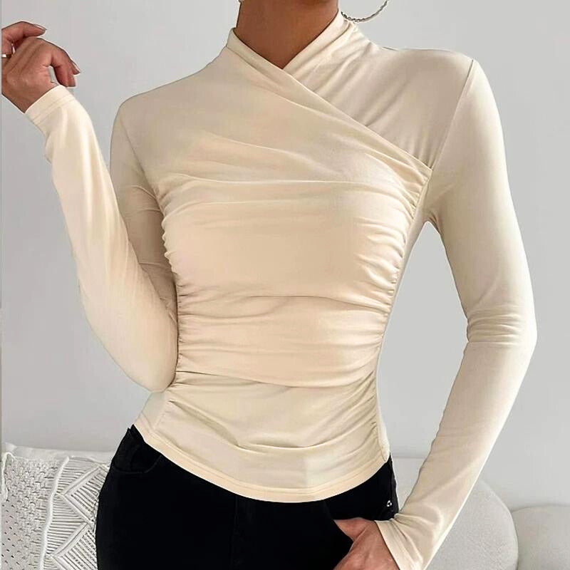 VOGUE™ - Classic Cross-Neck Top