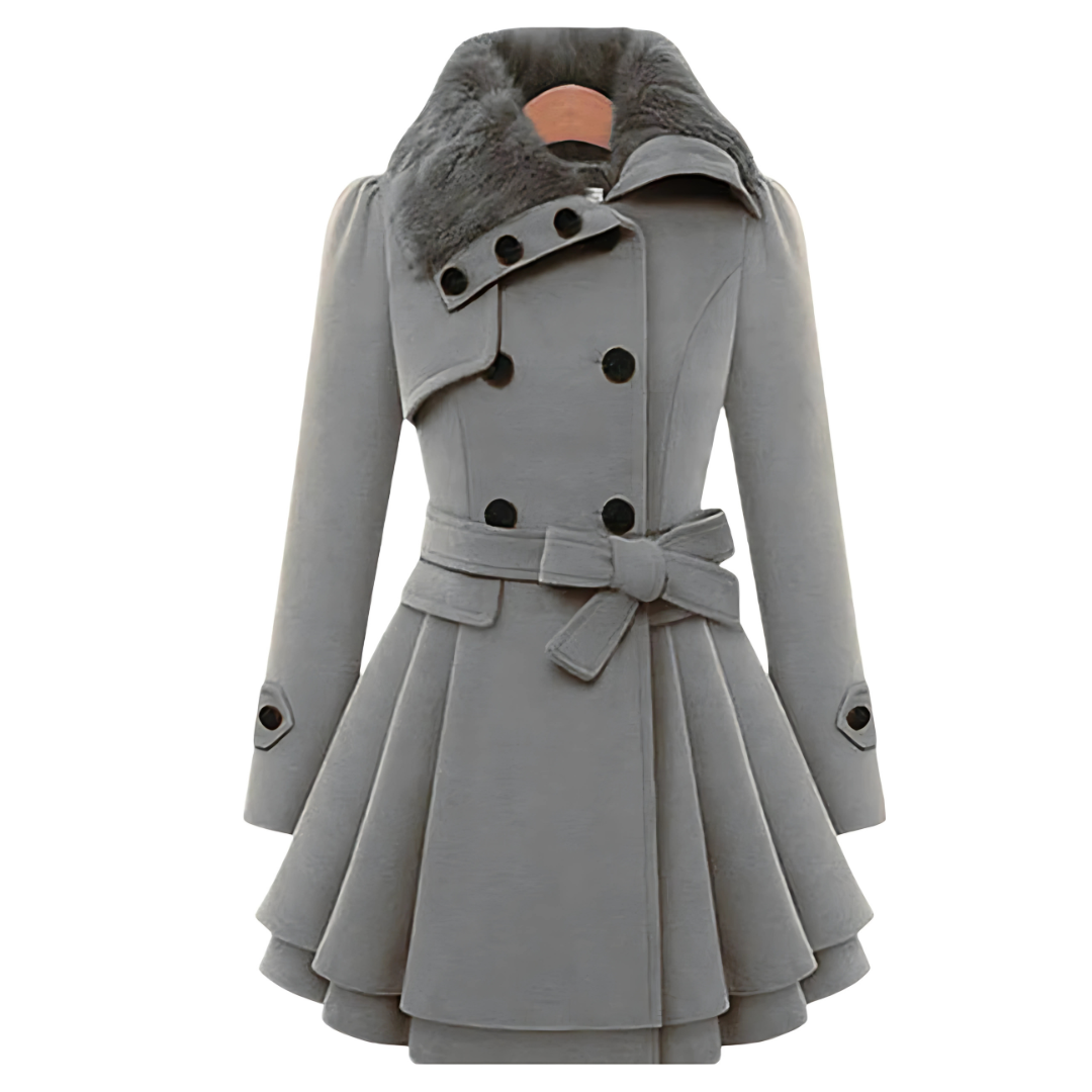 Ashford London™ | Luxe Winter Trench Coat – Elegant & Warm