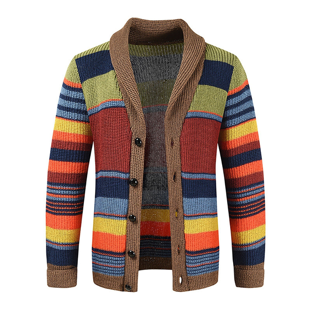 Oliver™ | Premium Knit Cardigan with Warm Autumn Tones