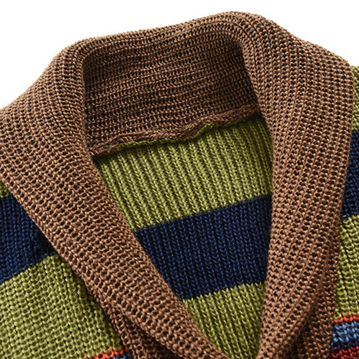 Oliver™ | Premium Knit Cardigan with Warm Autumn Tones