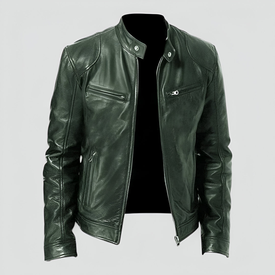 Ruggero™ | Stylish and Versatile Leather Jacket