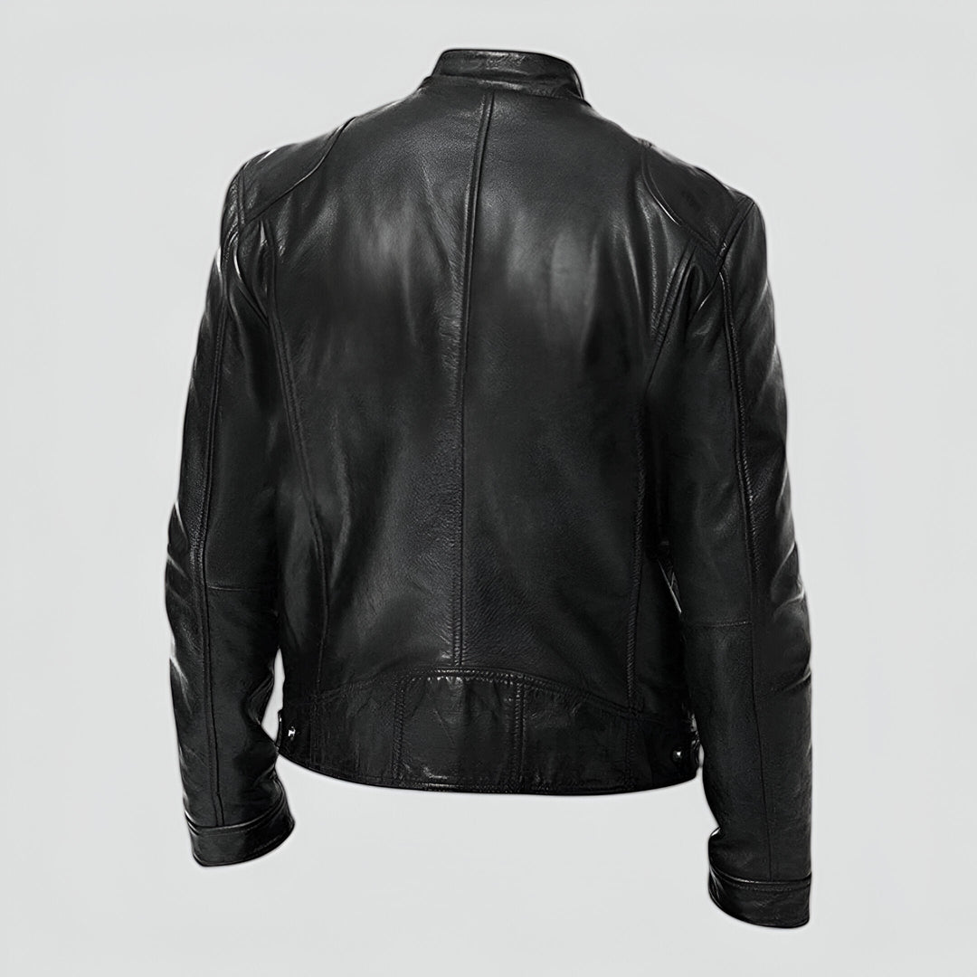 Ruggero™ | Stylish and Versatile Leather Jacket