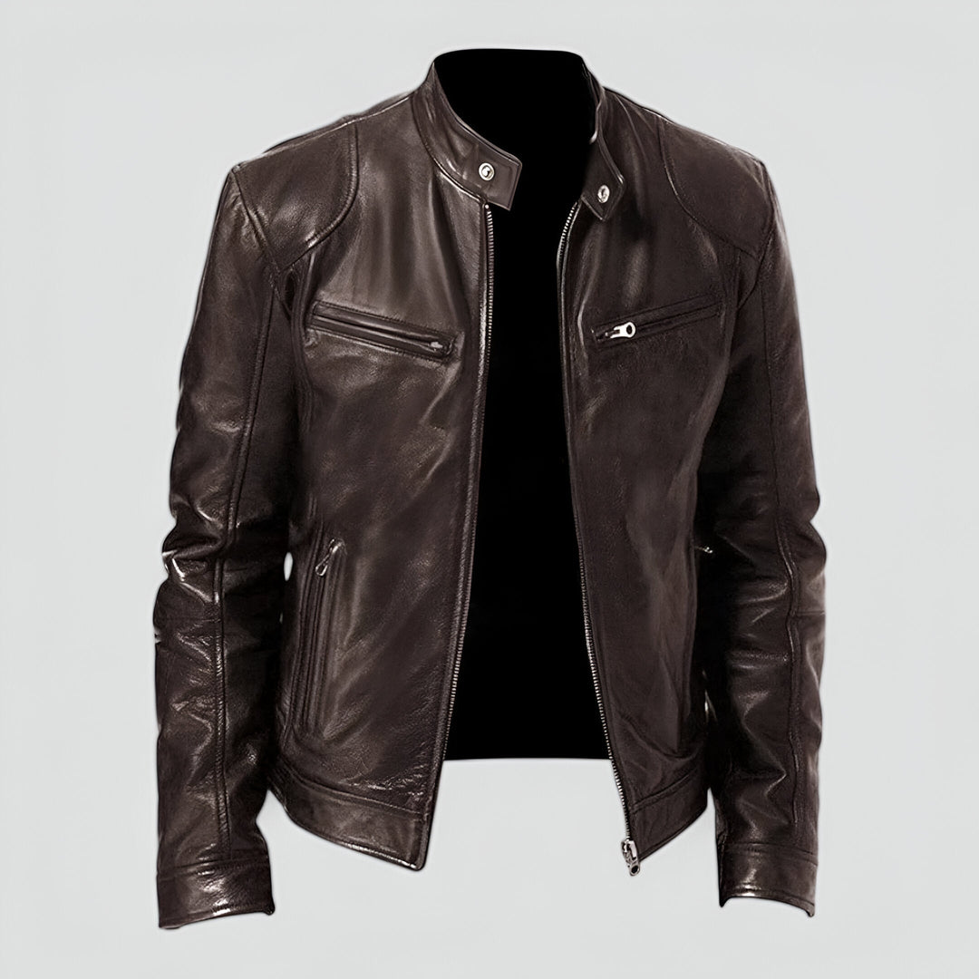 Ruggero™ | Stylish and Versatile Leather Jacket