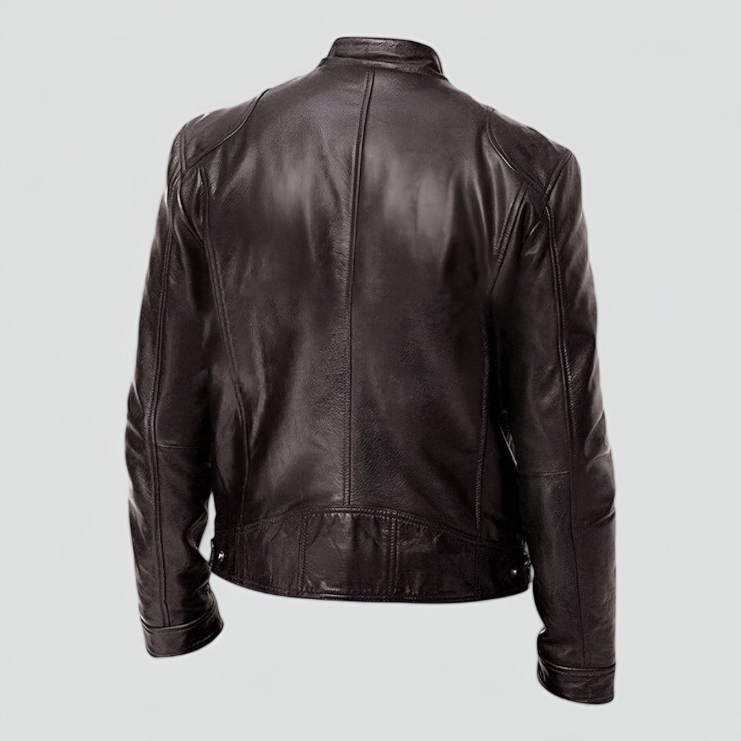 Ruggero™ | Stylish and Versatile Leather Jacket