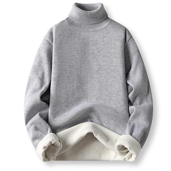 VOGUE™ - Men's Turtleneck With Teddy Lining