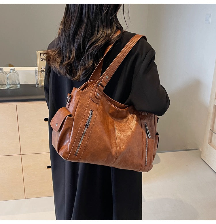 Novira Leder Tote Bag