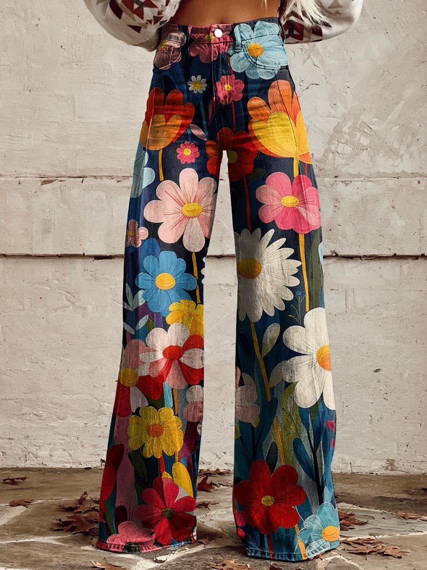 BRENNA | FLORAL WIDE-LEG TROUSERS