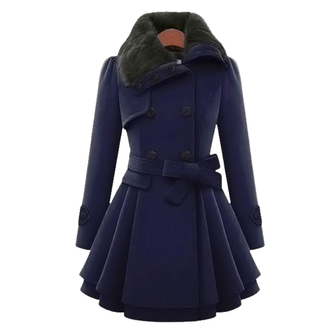 Ashford London™ | Luxe Winter Trench Coat – Elegant & Warm